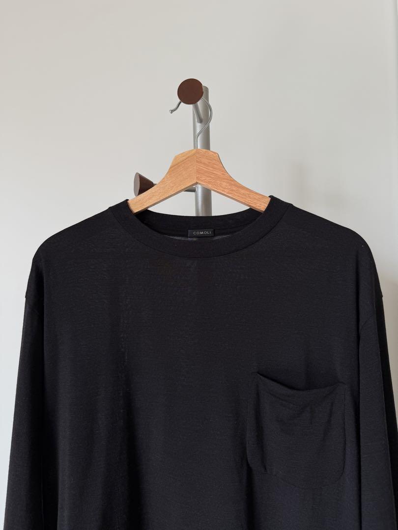 【COMOLI】25SS サマーウール 長袖Tシャツ size:2