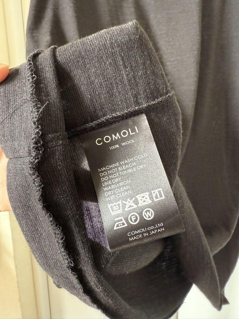 【COMOLI】25SS サマーウール 長袖Tシャツ size:2