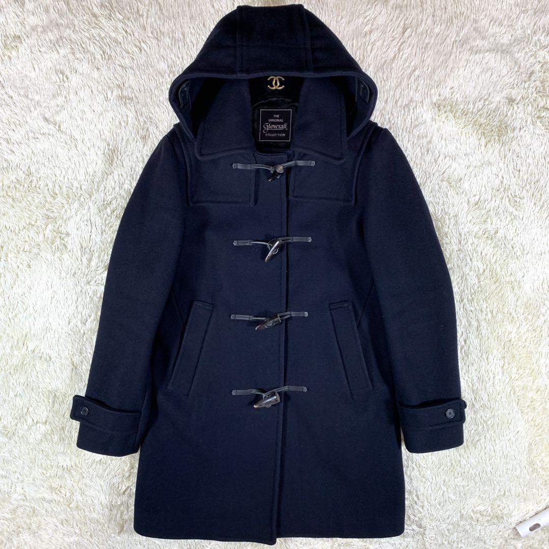 美品 GLOVERALL グローバーオール ダッフルコート フード ネイビー M