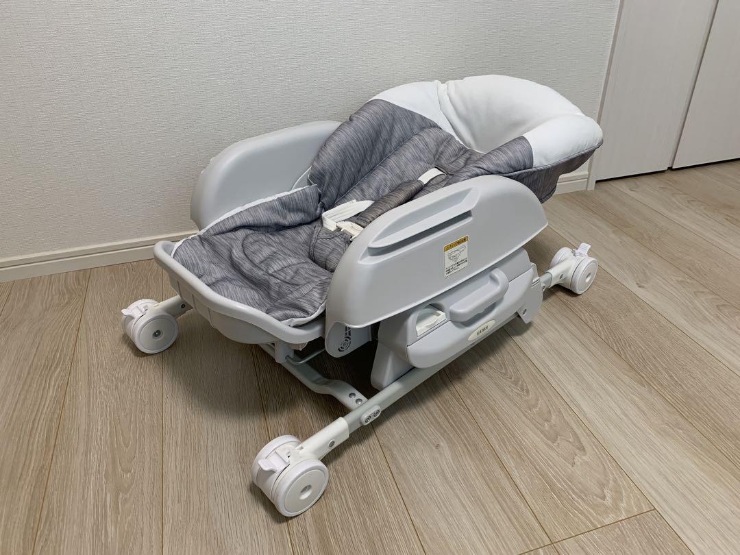 【美品】カトージ　スイングハイローラック　ピッコロ スカイグレー　03001