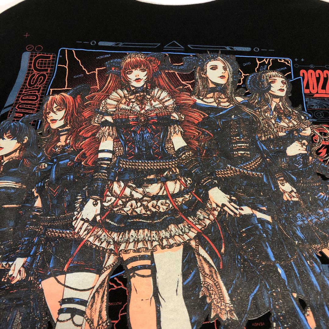 BAND-MAID】バンドメイド US TOUR ラグランTシャツ - トップス一