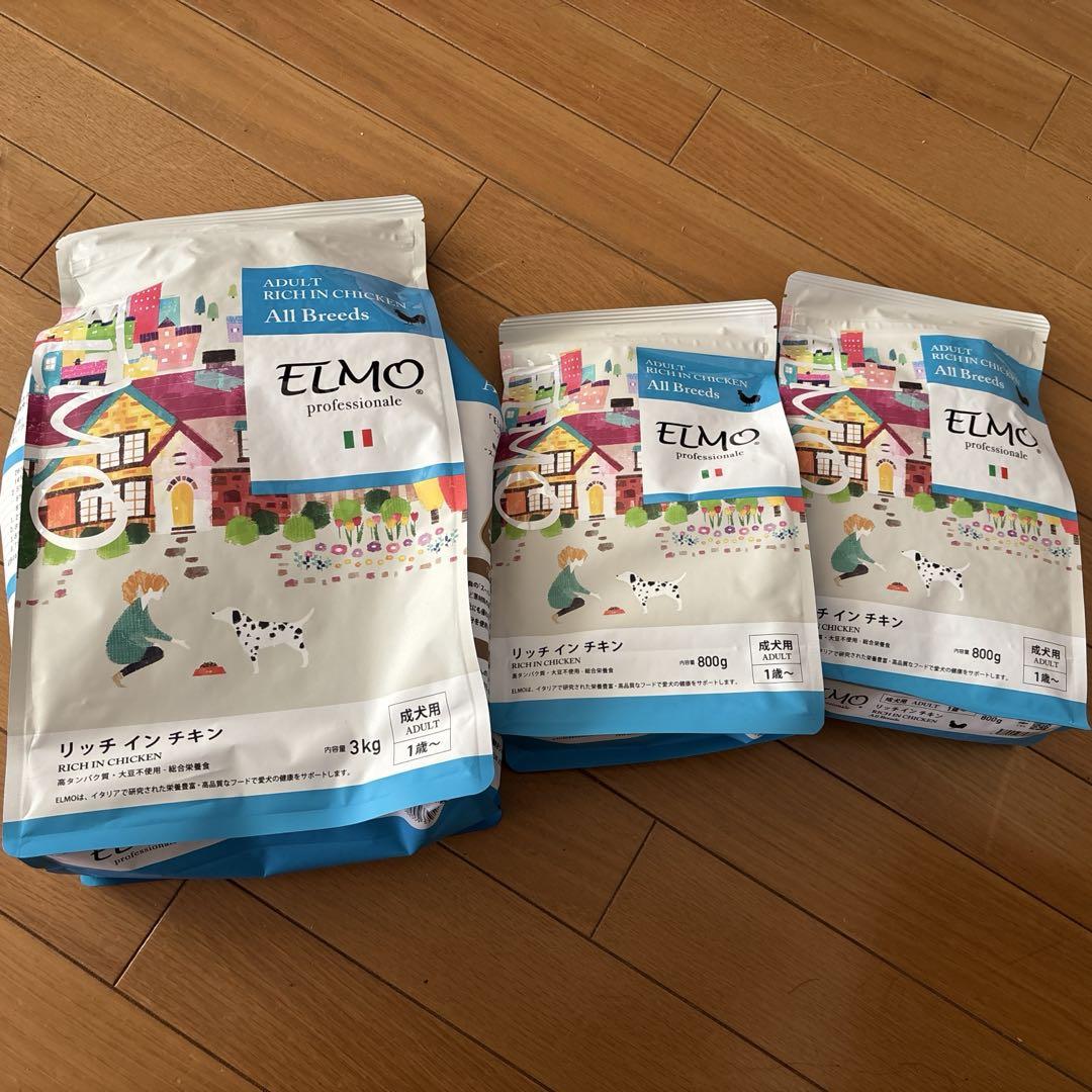 ELMO ドッグフード ラム&米・ポテト 3kg➕（800g✖️3袋） ELMO ドッグフード ラム&米・ポテト 3kg➕（800g✖️3袋