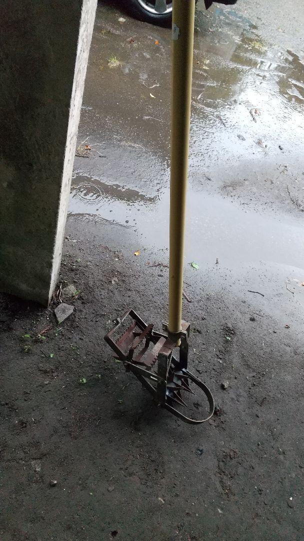 本日終了 田車 手押し式除草機 田んぼ 水田 DIY レトロ アンティーク