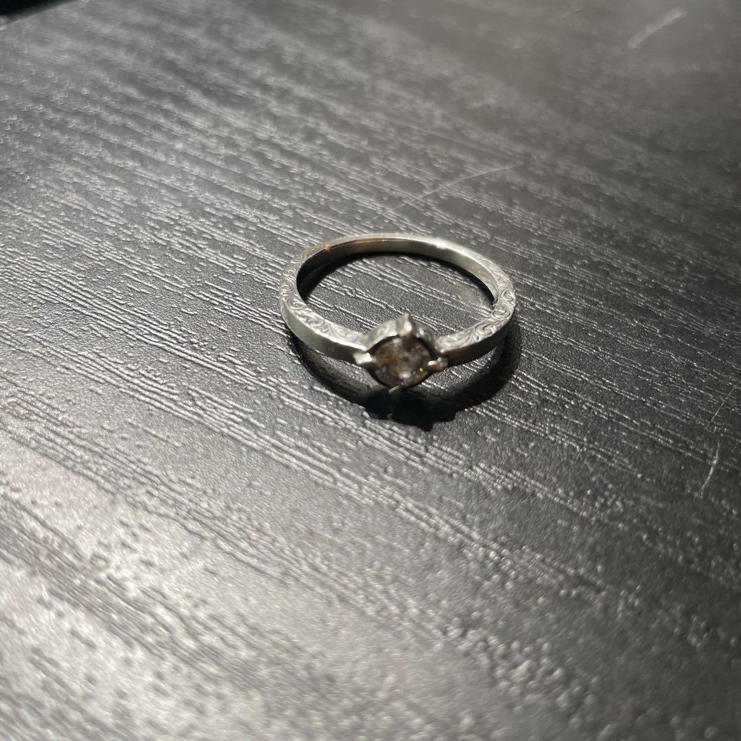 antidote Engraved Cut Stone Ring リング 指輪