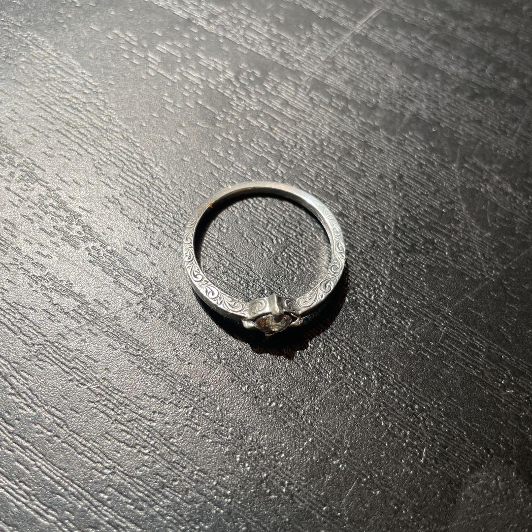 antidote Engraved Cut Stone Ring リング 指輪