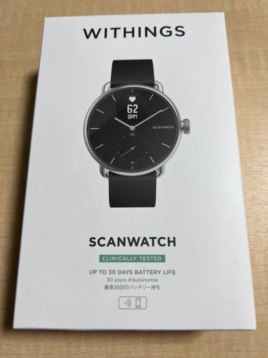 バンド 美品 ブラック 38mm ZL3Te-m60155616160 Withings ScanWatch ╫レディース