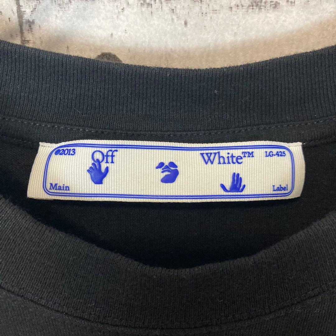 【QRコード鑑定済み】オフホワイト☆バッククロスアロー ビッグロゴ Tシャツ 【QRコード鑑定済み】オフホワイト☆バッククロスアロー ビッグロゴ Tシャツ
