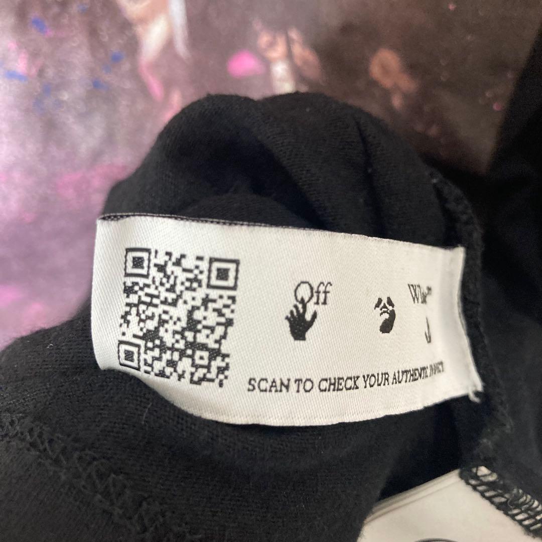 【QRコード鑑定済み】オフホワイト☆バッククロスアロー ビッグロゴ Tシャツ 【QRコード鑑定済み】オフホワイト☆バッククロスアロー ビッグロゴ Tシャツ