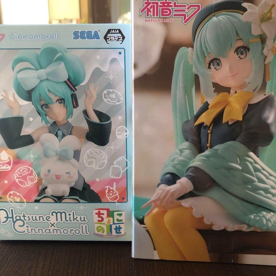 初音ミク サンリオ　シナモロール シナモン ちょこのせ フィギュア　セット