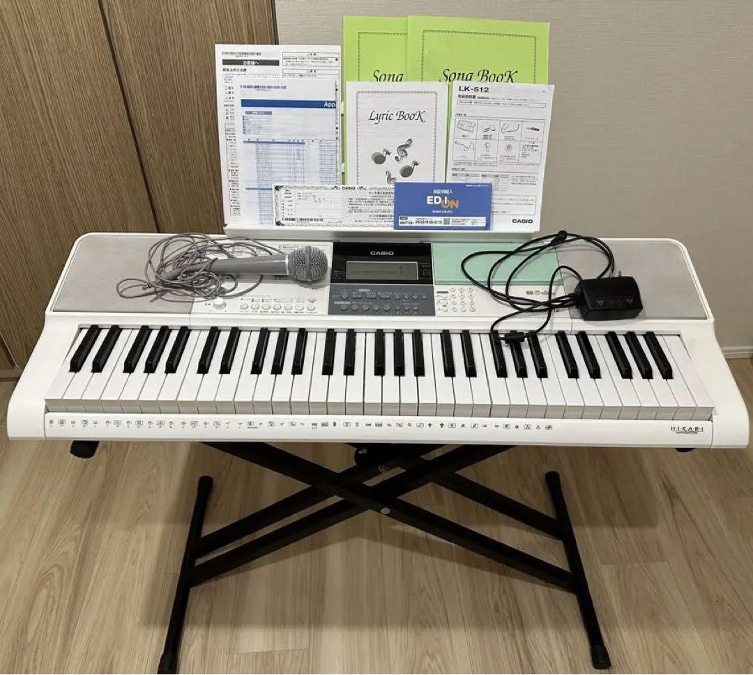 CASIO LK-512 光ナビゲーションキーボード - メルカリ CASIO LK-512 光ナビゲーションキーボード - メルカリ