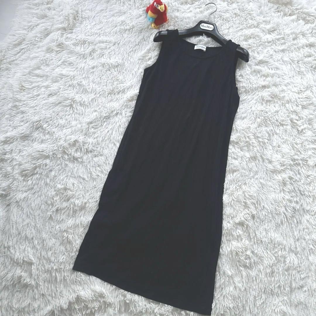 RosemaryYves SaintLaurent黒ノースリーブワンピース SAINT LAURENT - SAINT LAURENT PARIS サンローランパリ