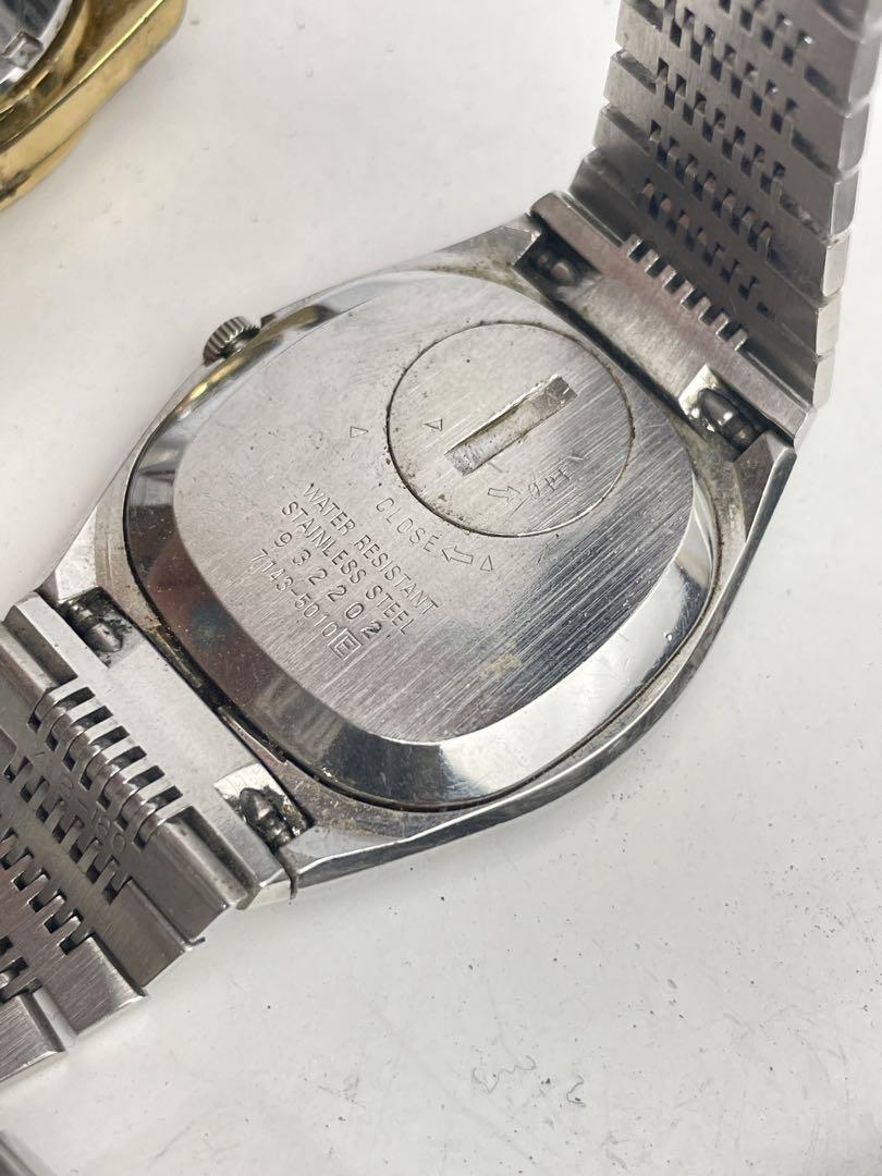 7. 【SEIKO】 セイコー　メンズ腕時計　12点セット　クォーツ　不動品