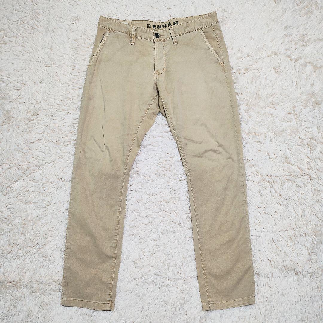 DENHAM デンハム ロンドンスリムフィット チノパン 33 ベージュ DENHAM デンハム ロンドンスリムフィット チノパン 33 ベージュ
