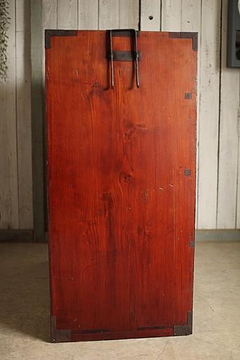 時代庄内箪笥　4段　時代家具　古家具　古タンス　引き出し　アンティーク
