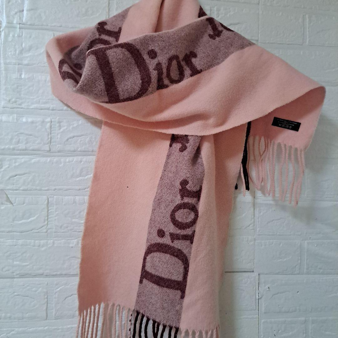 クリスチャンディオール マフラー ピンクChristian Dior