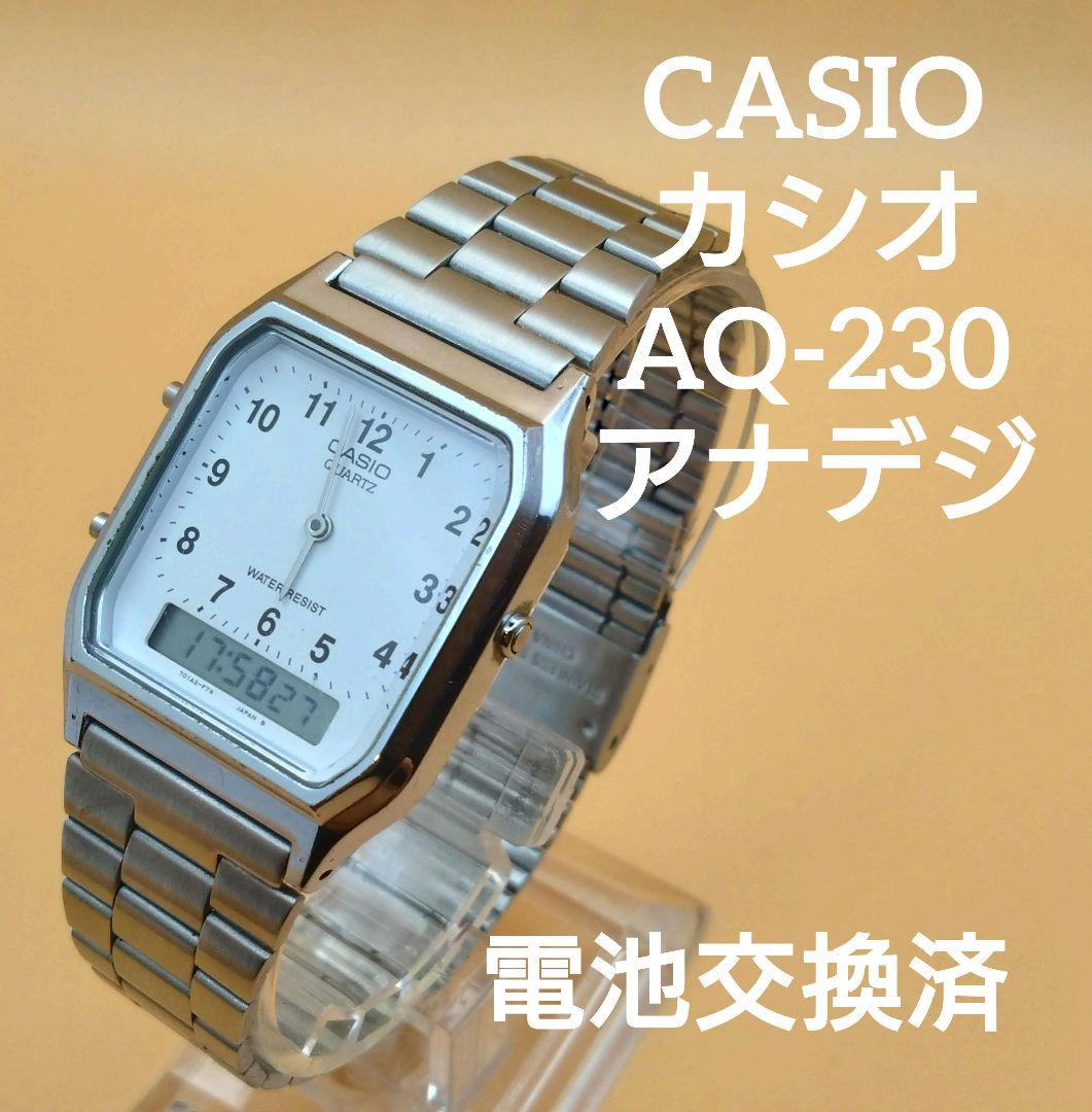新品CASIO CLASSICAQ-230A-2A1MQYJF電池交換済｜Yahoo!フリマ