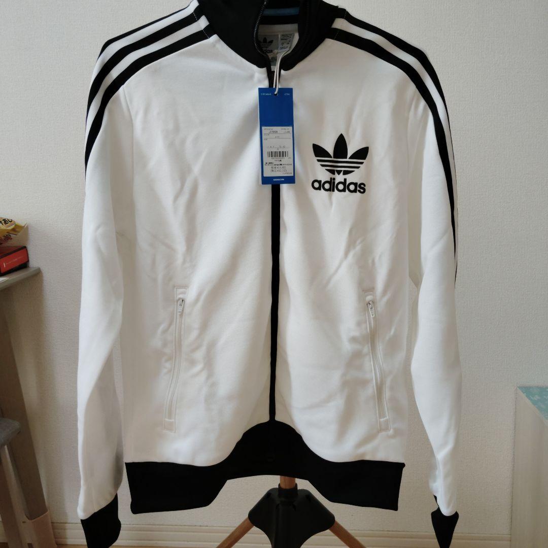 まみ　新品 adidas トラックジャケット ホワイト xs adidas Originals アディカラー ワッフル トラックジャケット
