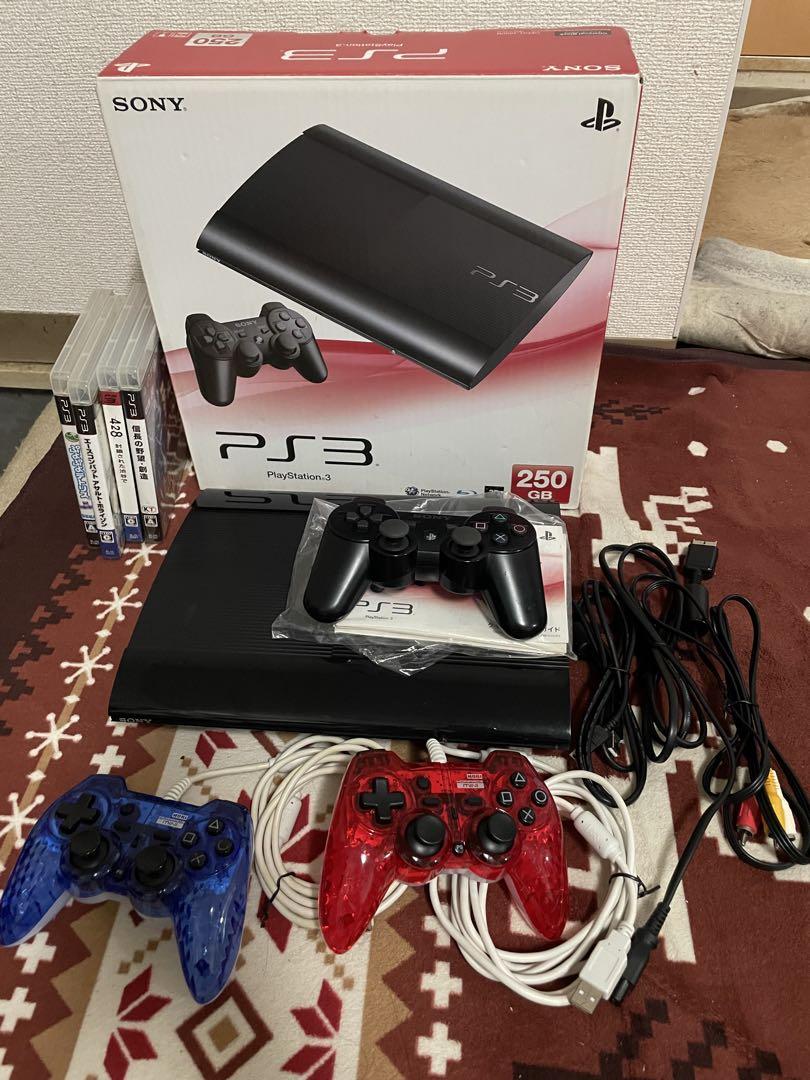 SONY PlayStation 3 250GB 本体 コントローラー ソフト付