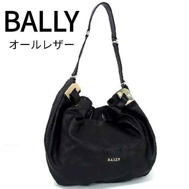 高額売筋 美品 BALLY バリー レザー ワンショルダー 肩掛け ブラック