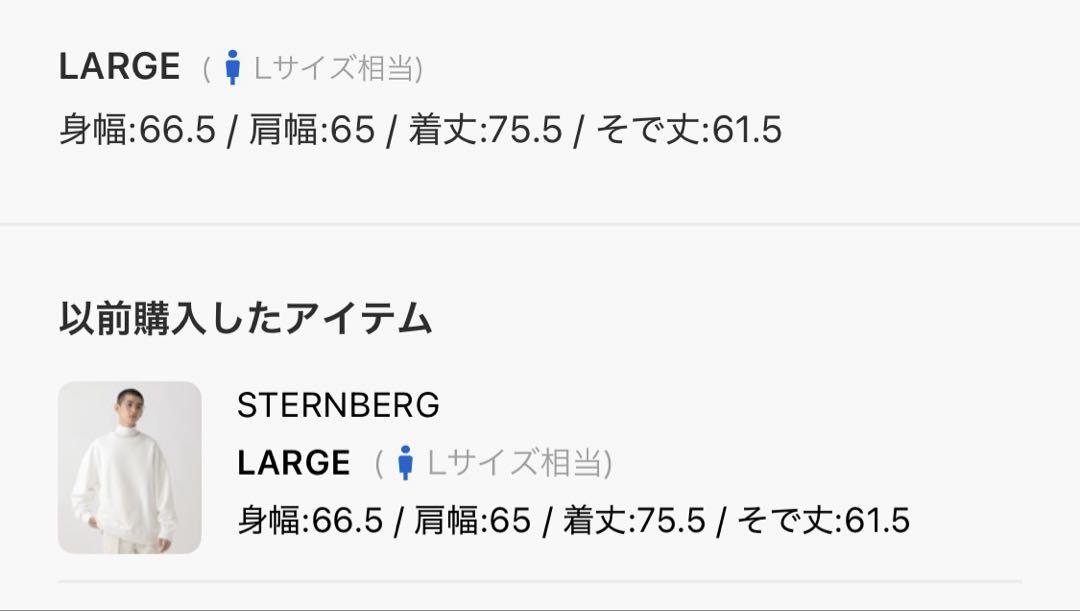 STERNBERG 裏毛クルーネックプルオーバー　L 完売品