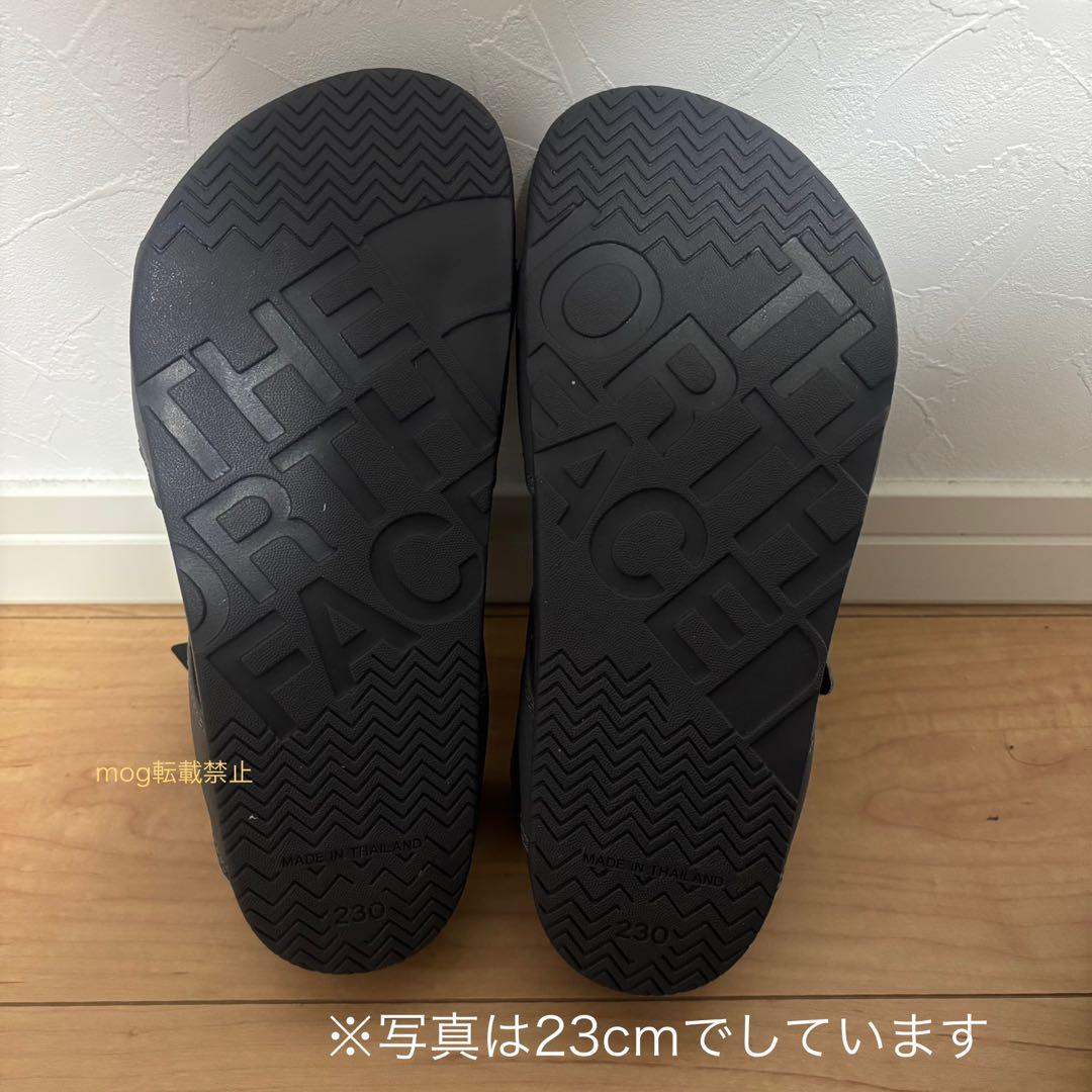 新品タグ付　ノースフェイス　 ダブルベルト　サマーサンダル　24cm Grey