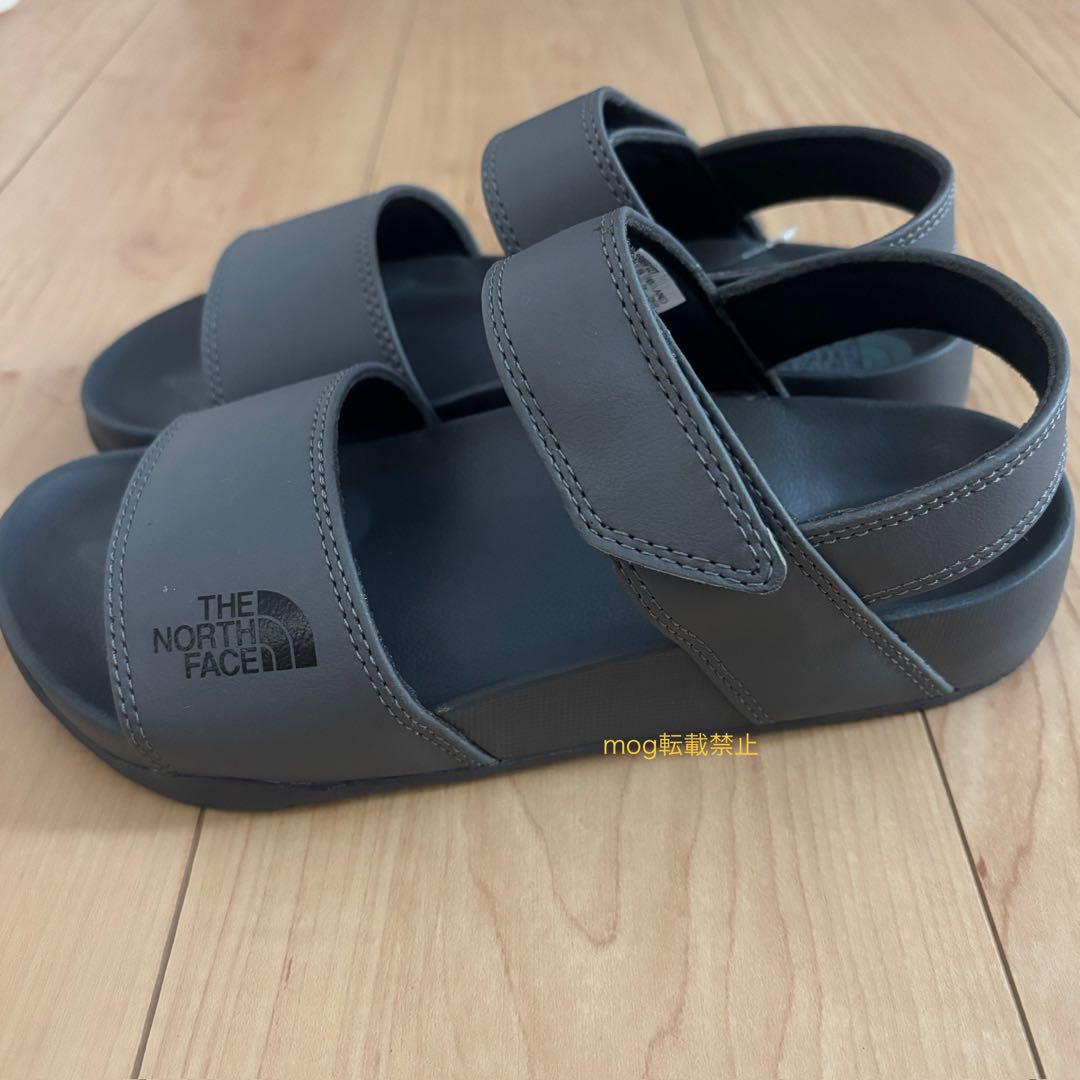 新品タグ付　ノースフェイス　 ダブルベルト　サマーサンダル　24cm Grey