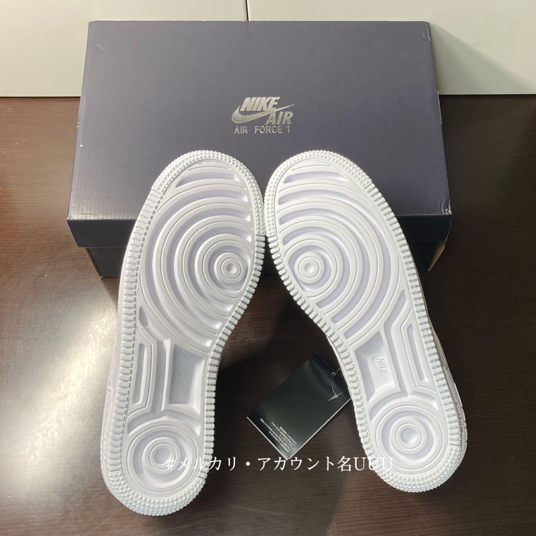 【新品27.5cm相当】NIKE エアフォース１シャドウ ホワイト 厚底
