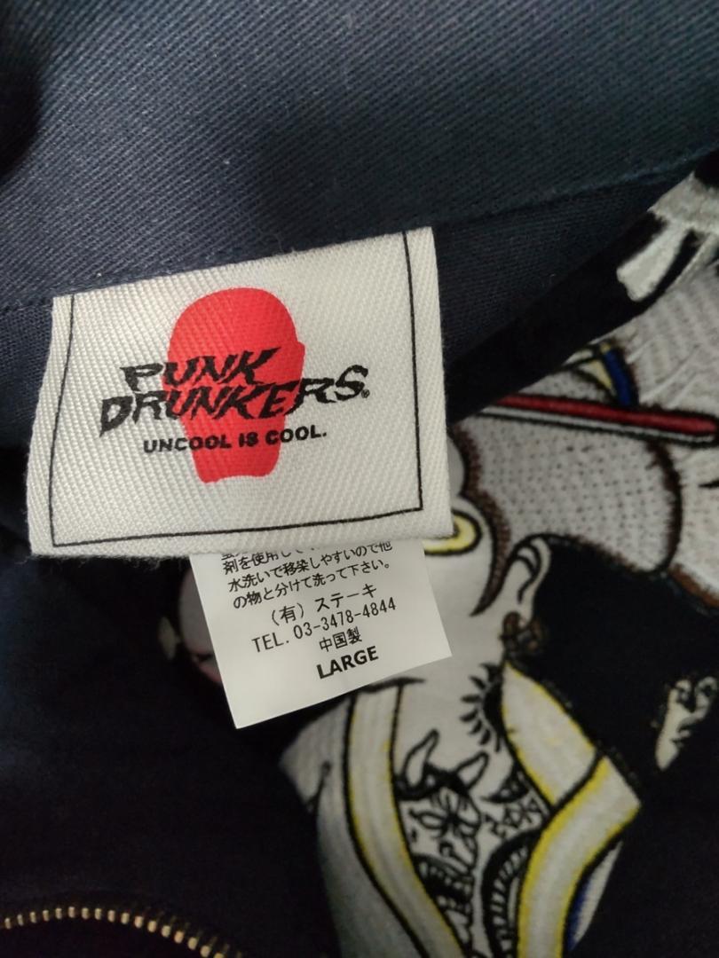 HOT新作 パンクドランカーズ 刺繍 ブルゾン PUNK lapbw-m60171316885 M-65 ジャケット 芸者 即納特価