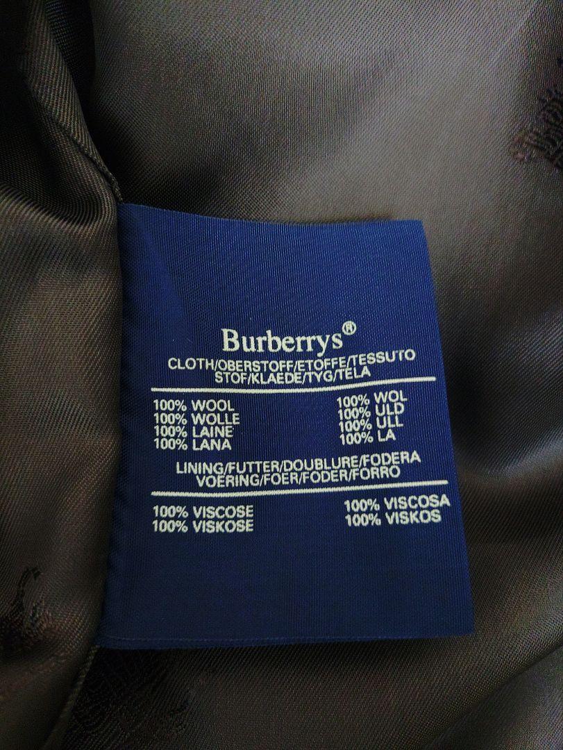 【値下げ】Burberry's バーバリーダブルブレザー　グレー　肩パッドなし