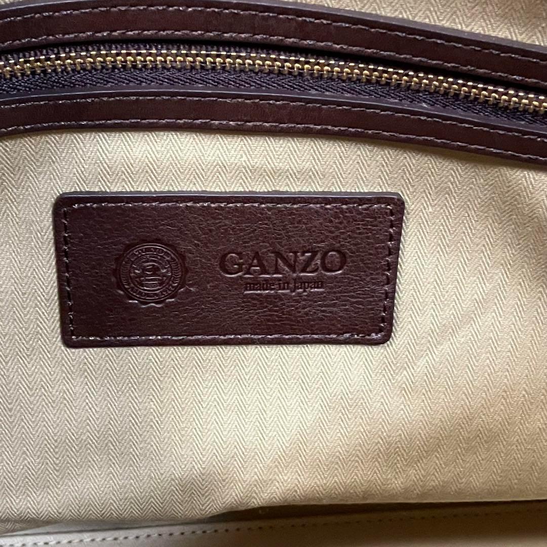 【極美品】GANZO 2way ブリーフケース ショルダーバッグ 7QS-H