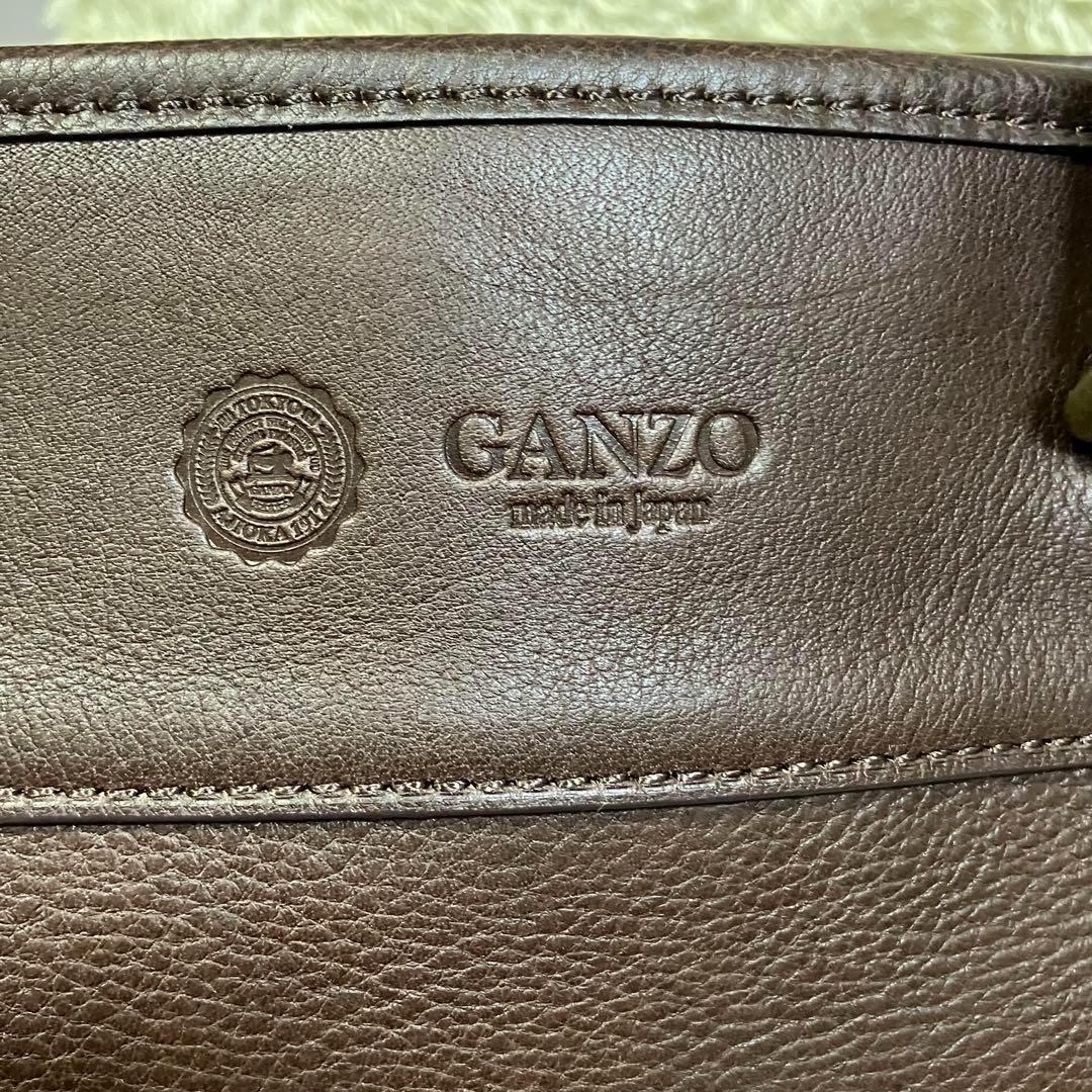【極美品】GANZO 2way ブリーフケース ショルダーバッグ 7QS-H