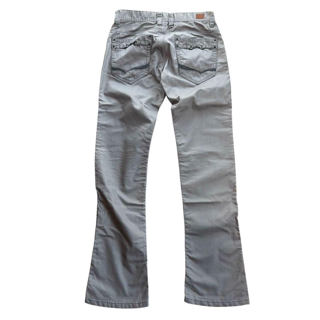 00s NICOLE Y2K coating flare pants - メルカリ