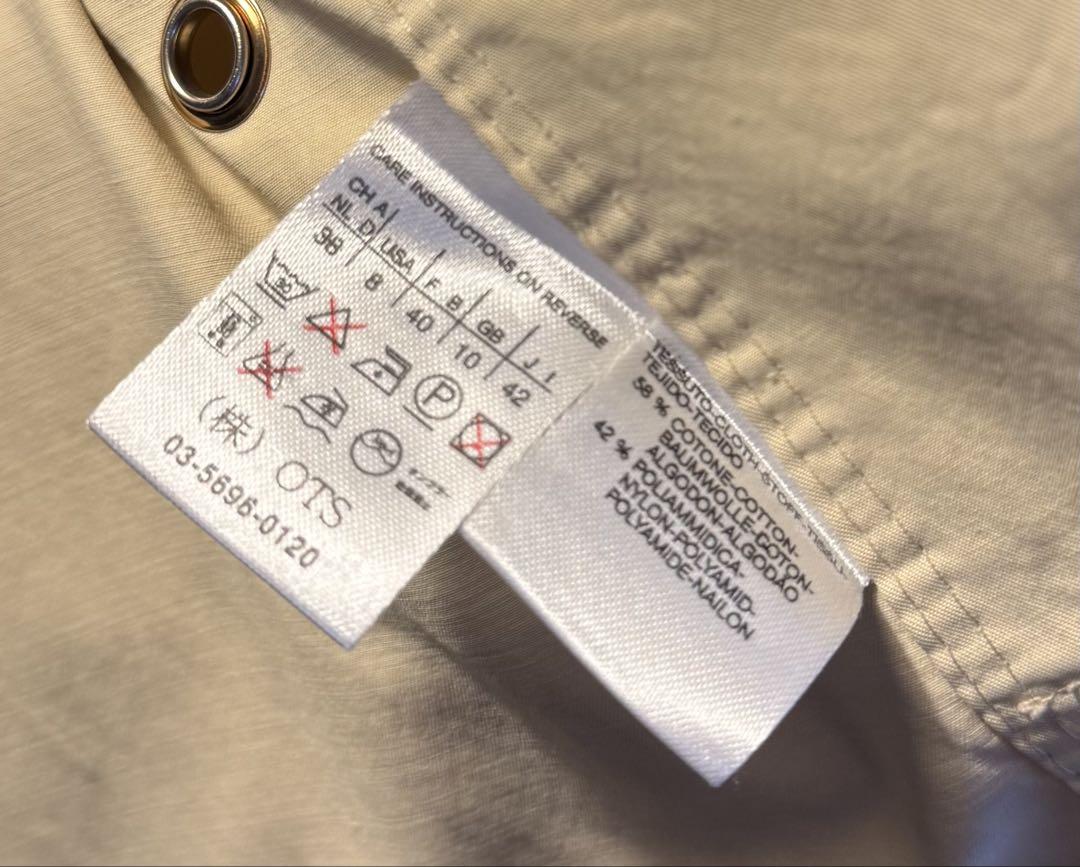 (M)MaxMara ベージュ トレンチコート レインコート