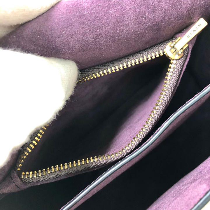 ≪新品≫COACH コーチ ハンドバッグ ショルダーバッグ バックル バイカラー