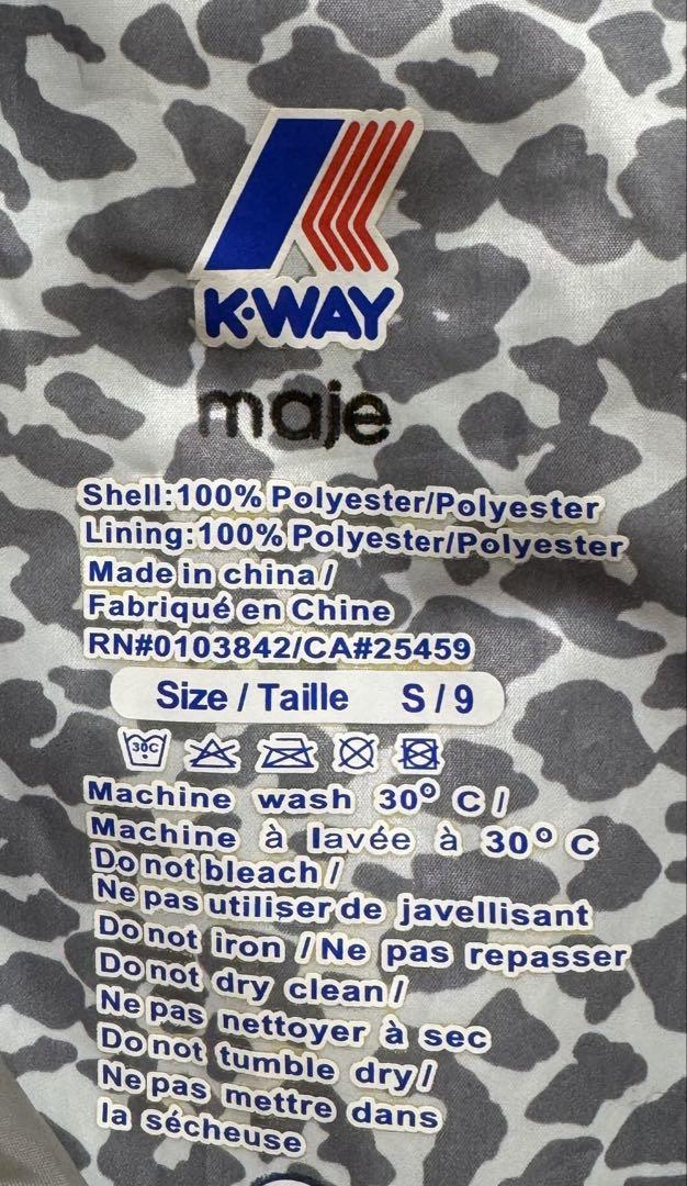 KWay × Maje Limited editionウインドブレーカー