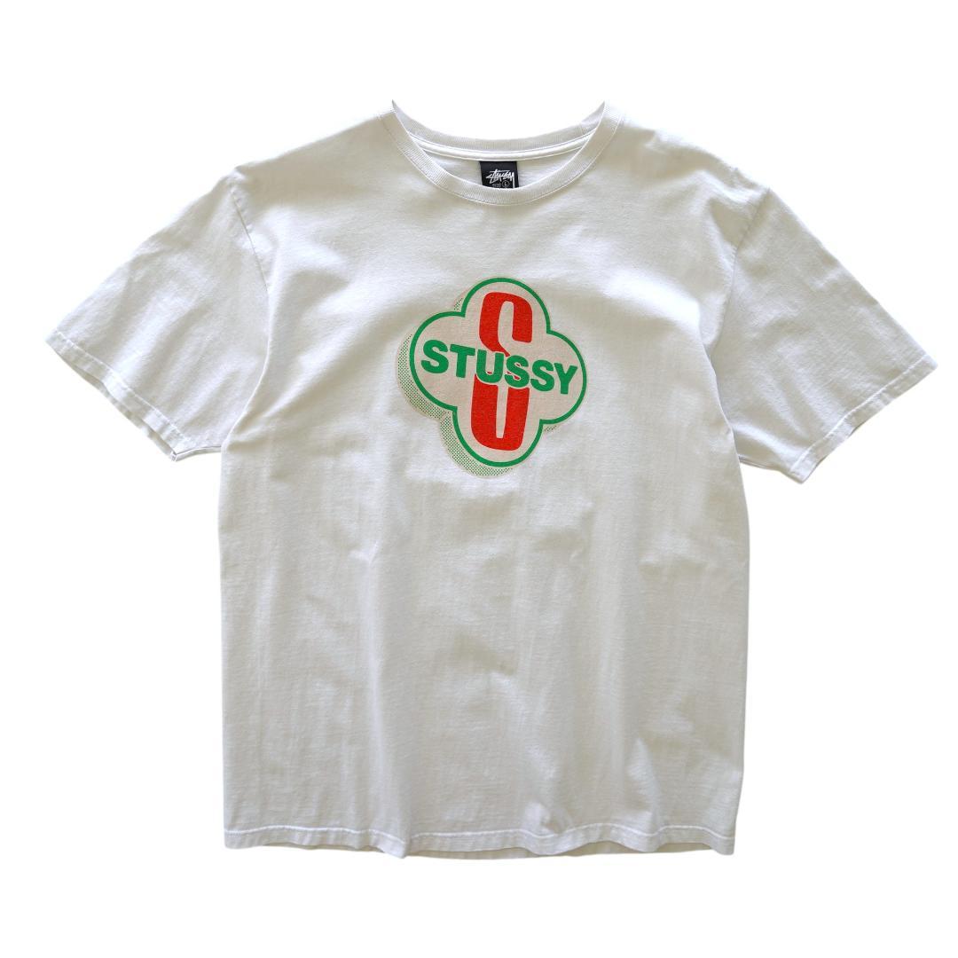 STUSSY Tシャツ 古着 ホワイト 白 ステューシー Lサイズ