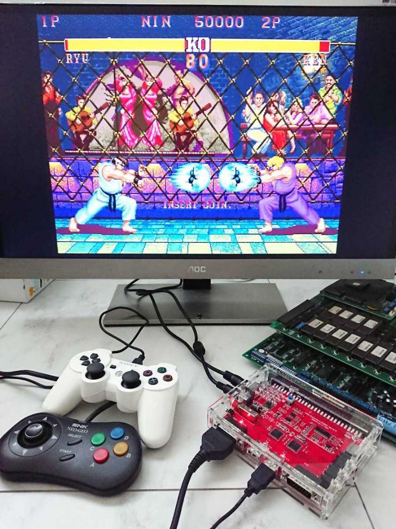 PS3とPS4パッド対応コントロールボックス USB&NEOGEO JAMMA