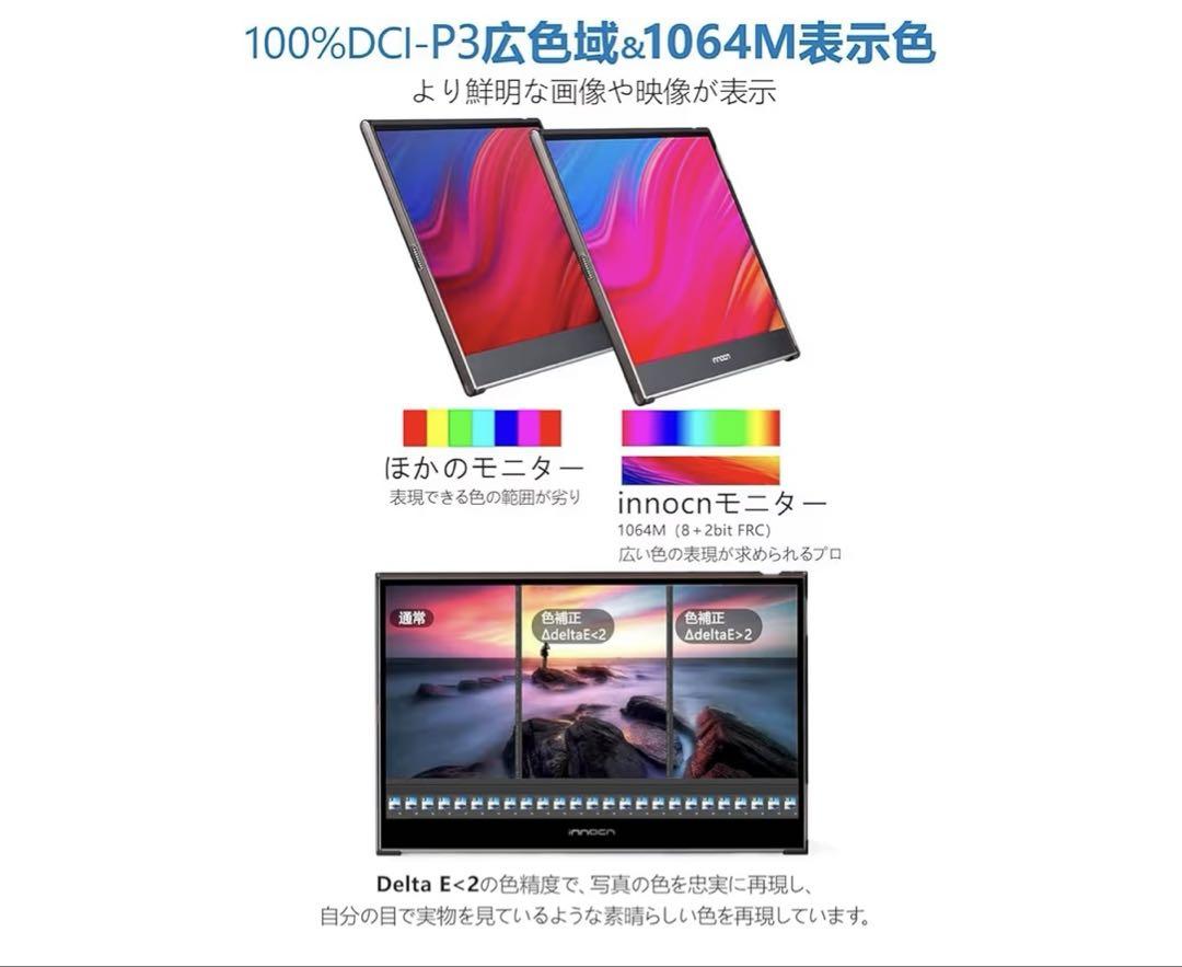 INNOCN モバイルモニター 本体 4K 高画質