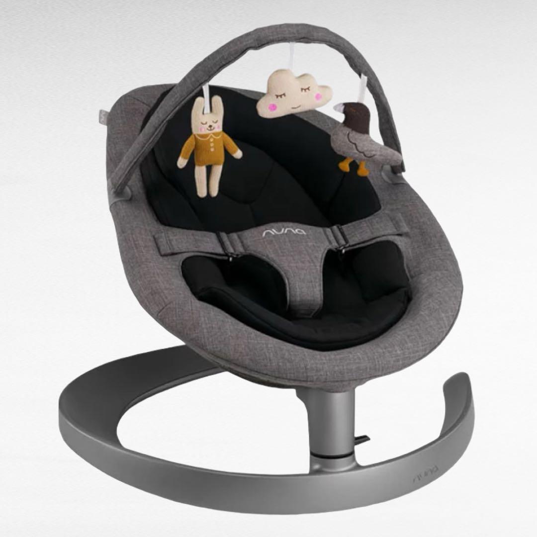 【美品】nuna ベビーバウンサーLEAF grow with toybar