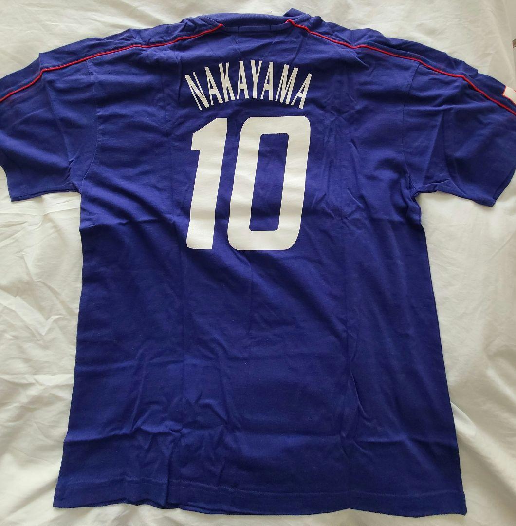 JFA JAPAN 中山雅史プレイヤーズ Tシャツ サイン入り