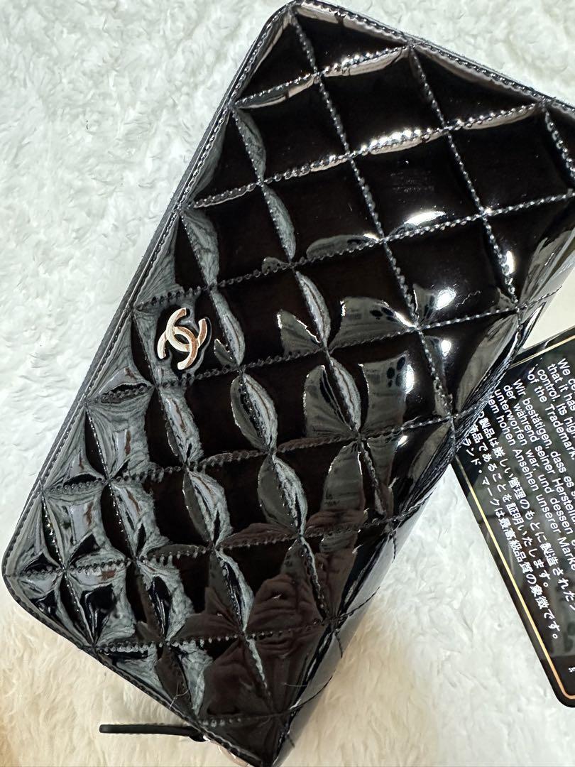 ♡超美品♡CHANEL マトラッセ　エナメル長財布
