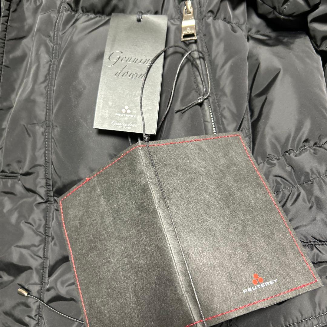 PEUTEREY ピューテリー 黒ロングダウンジャケット ORLANDO FUR PEUTEREY ピューテリー 黒ロングダウンジャケット ORLANDO FUR