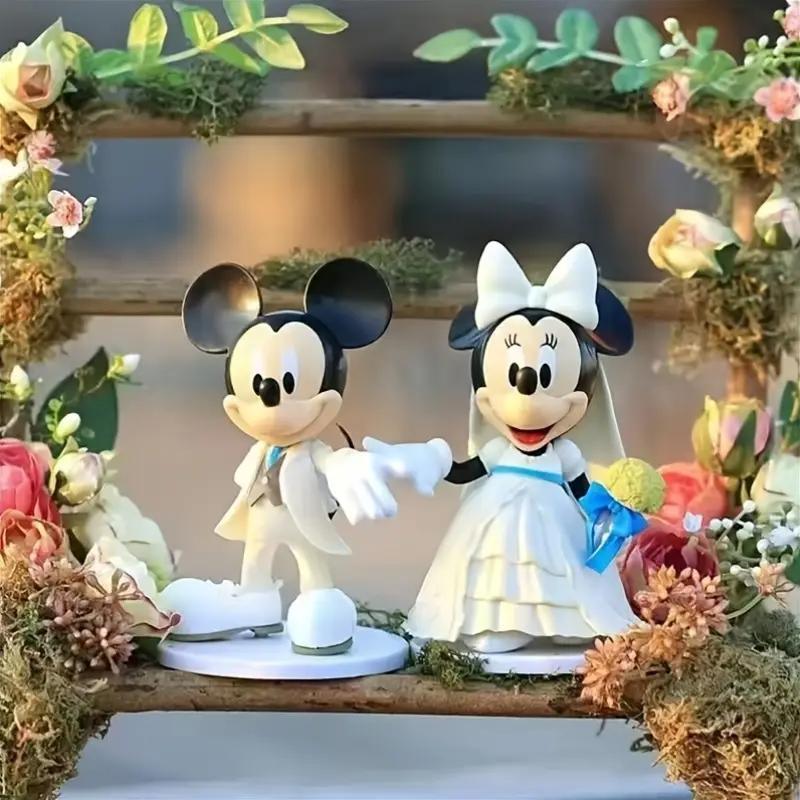 ミッキー ミニー ウェディングケーキトッパー