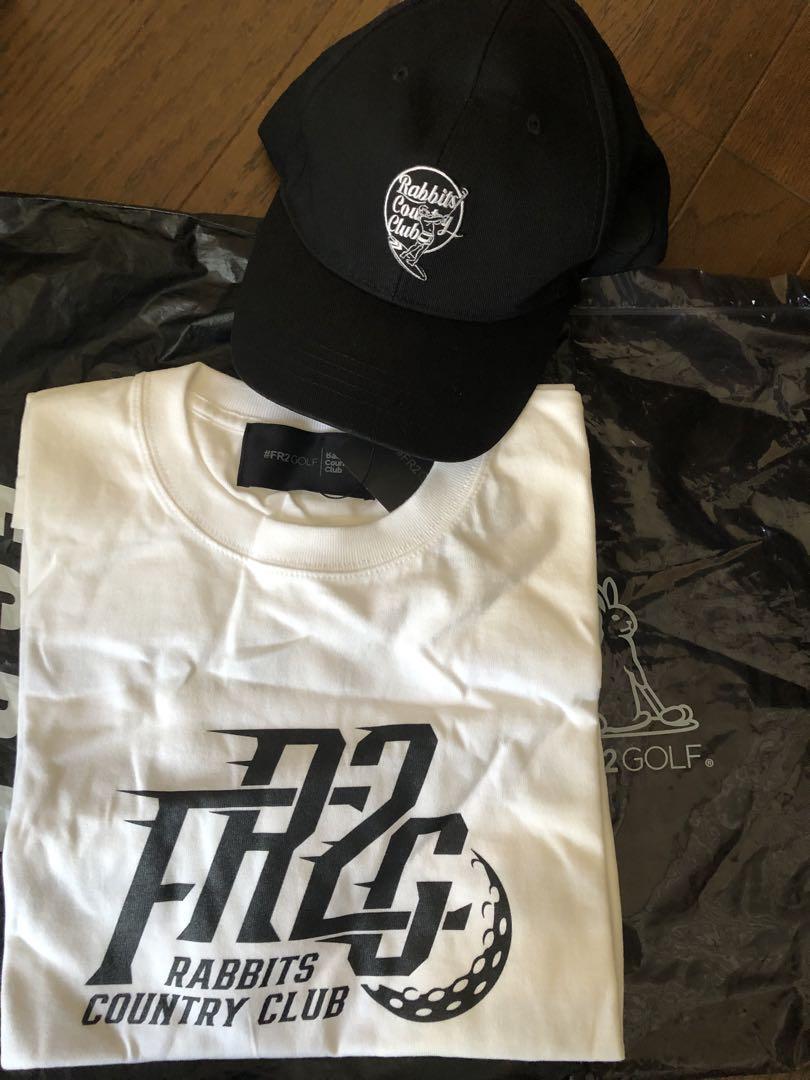 【未使用】 FR2 GOLF ラビッツカントリークラブ　Tシャツ　キャップ 未使用】 FR2 GOLF ラビットカントリークラブ Tシャツ キャップ
