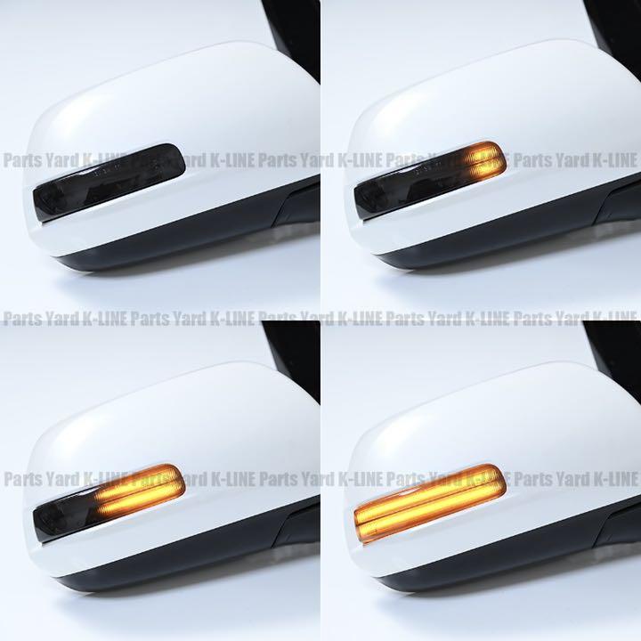 トヨタ車用シーケンシャルウインカーミラーレンズ 20アルヴェル 他多数 YEaI4-m60184499397 スモーク 国産格安