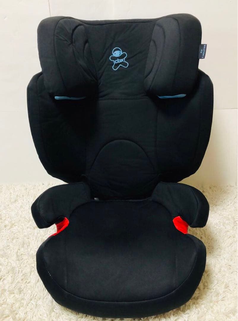 Cybex Solution 2-Fix ジュニアシート ブラック 美品】Cybex Solution 2-Fix ジュニアシート ブラック ソリューション