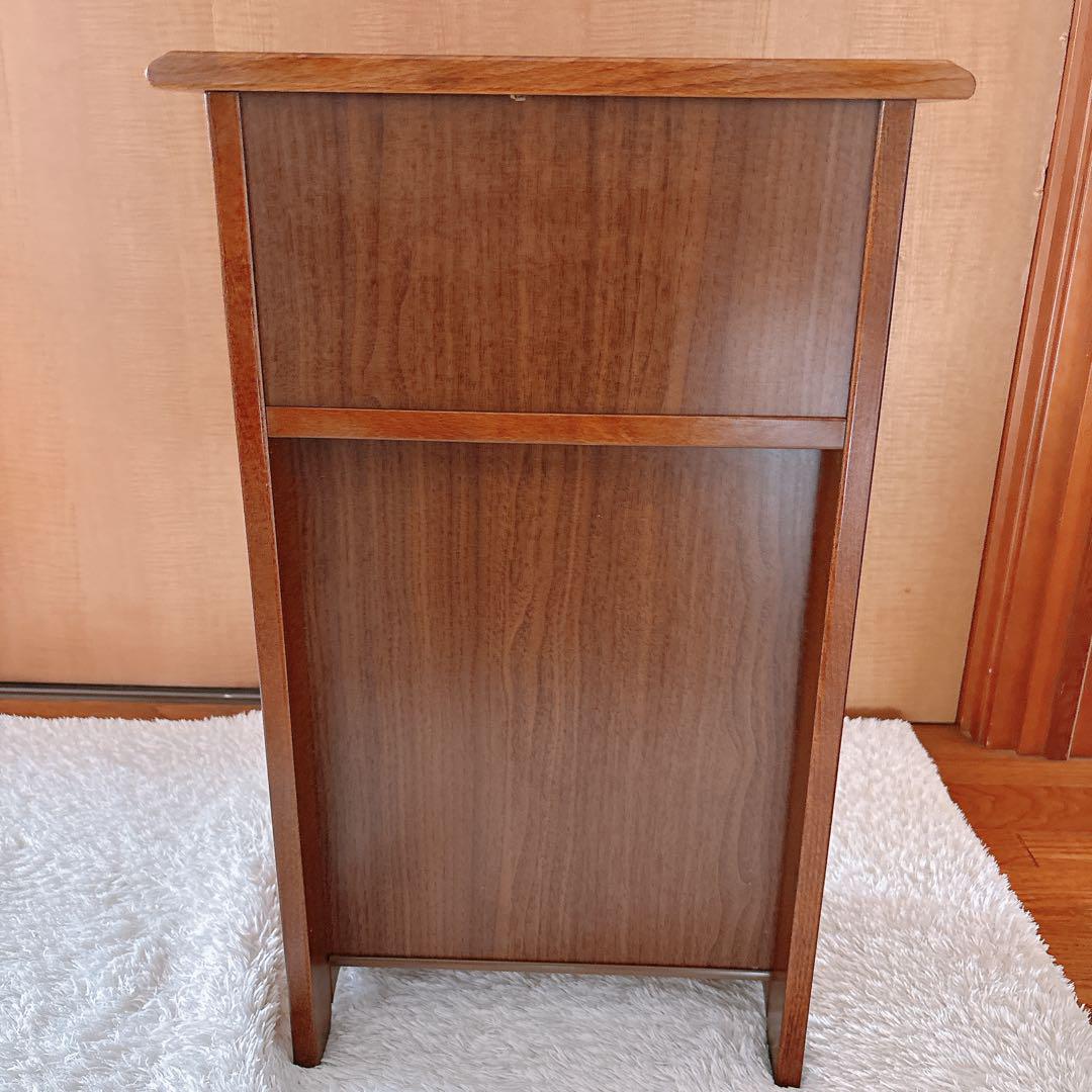 超美品】オールドカリモク Karimoku 電話台 花台 木製 昭和 電話