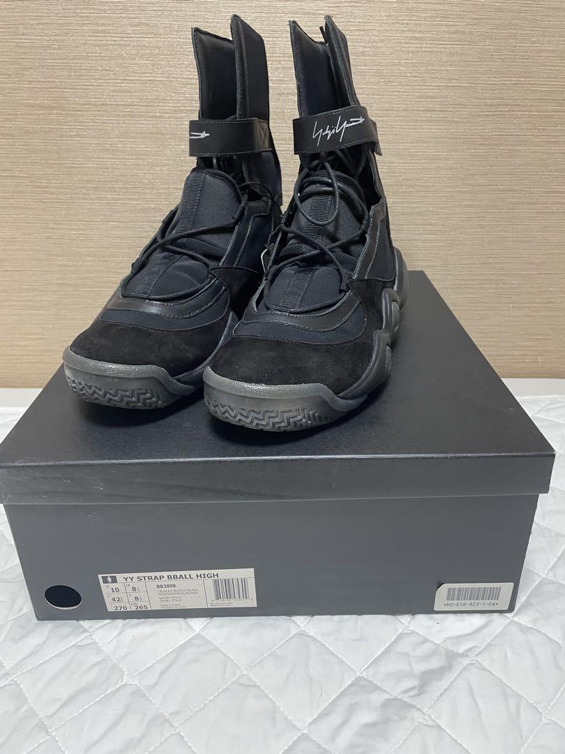 靴 YOHJI YAMAMOTO YY STRAP BBALL HIGH