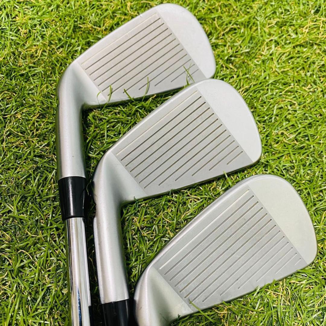 【良品】不動の名器 ピン iBLADE 青ドット メンズアイアンセット 7本 S