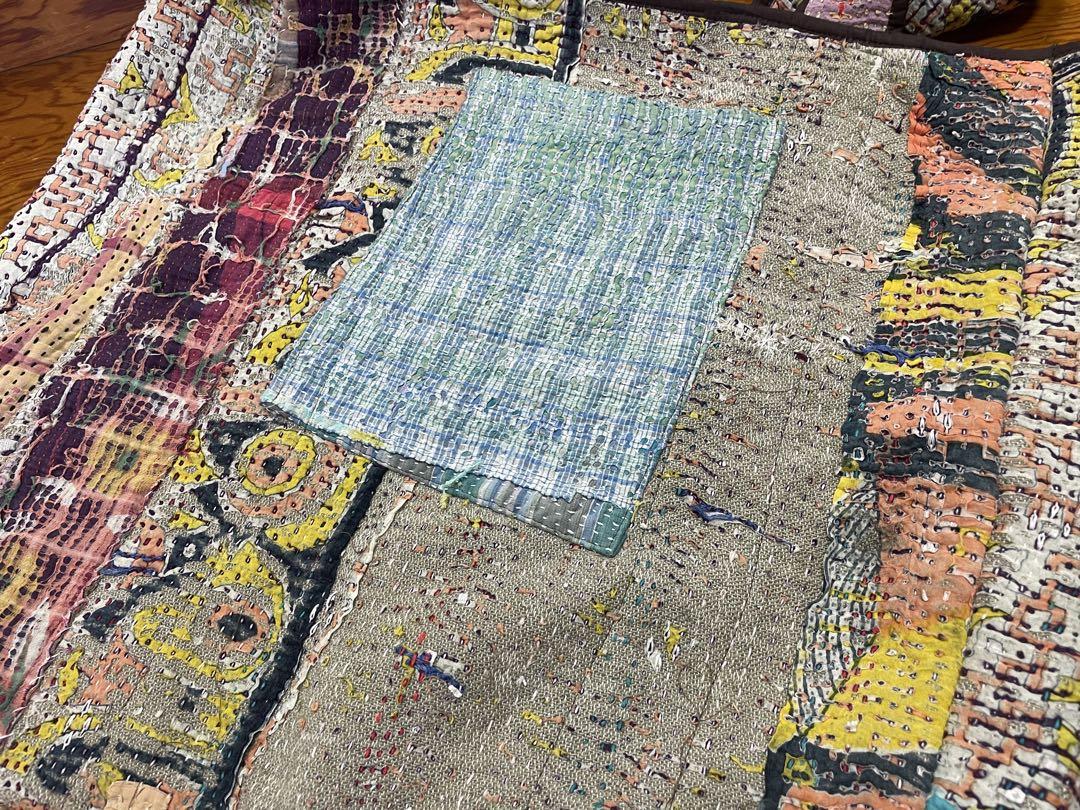 VINTAGE ヴィンテージ 60s70s パッチワーク 刺子 トートバッグ